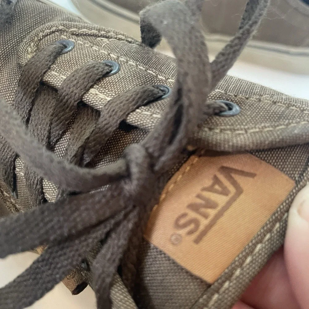 Vans Atwood Low Top Textile Walnut Sneaker Youth Size 4